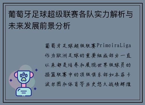 葡萄牙足球超级联赛各队实力解析与未来发展前景分析